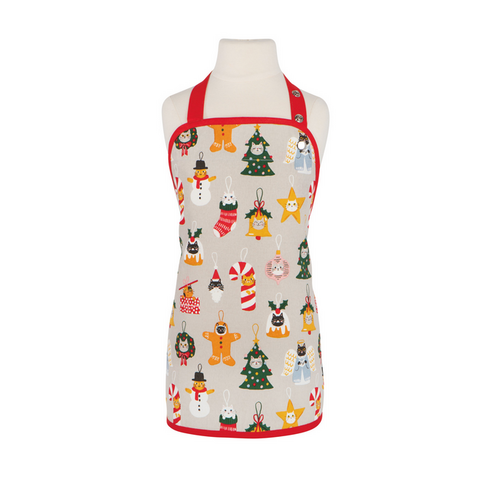 Now Designs Apron Kids Bauble Cats Now Designs Apron Kids Bauble Cats