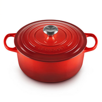 Round Dutch Oven 5.3L Cerise