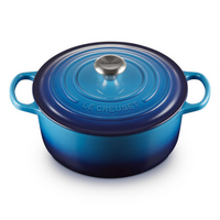 Round Dutch Oven 5.3L Blueberry