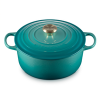 Round Dutch Oven 5.3L Bleu Riviera