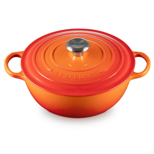 Le Creuset Chefs Dutch Oven 4.1L Flame Le Creuset Chefs Dutch Oven 4.1L Flame