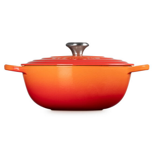 Le Creuset Chefs Dutch Oven 4.1L Flame Le Creuset Chefs Dutch Oven 4.1L Flame