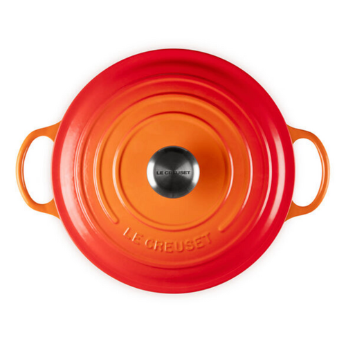 Le Creuset Chefs Dutch Oven 4.1L Flame Le Creuset Chefs Dutch Oven 4.1L Flame