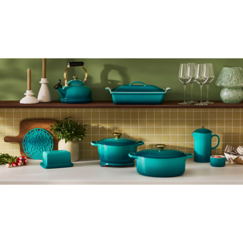 Le Creuset Classic Whistling Kettle Bleu Riviera