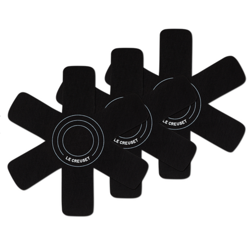 Le Creuset Cookware Protectors Le Creuset Set of 3 Le Creuset Cookware Protectors Le Creuset Set of 3