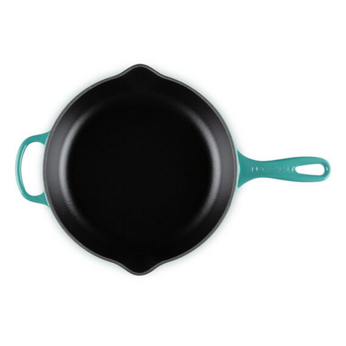 Le Creuset Iron Handle Skillet 26 cm Bleu Riviera Le Creuset Iron Handle Skillet 26 cm Bleu Riviera