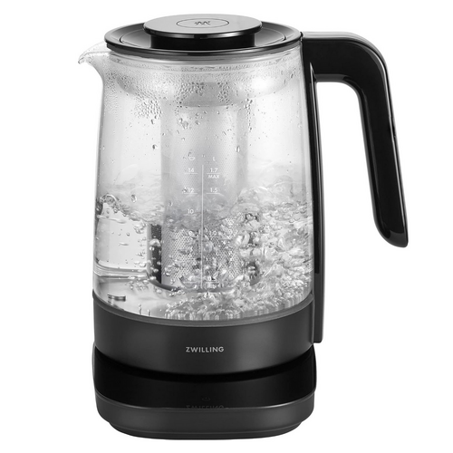 ZWILLING HENCKEL Zwilling Enfinigy Glass Electric Kettle Programmable 1.7L