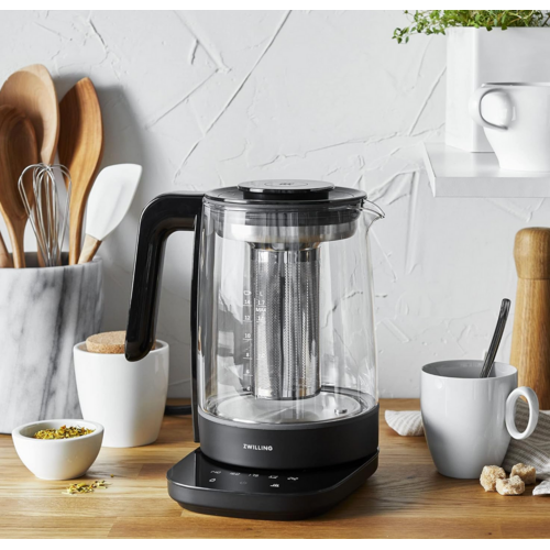 ZWILLING HENCKEL Zwilling Enfinigy Glass Electric Kettle Programmable 1.7L