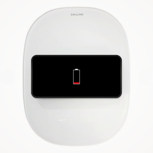 ZWILLING HENCKEL Zwilling Enfinigy Digital Kitchen Scale Silver Wireless Charging