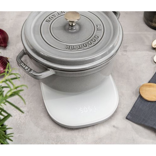 ZWILLING HENCKEL Zwilling Enfinigy Digital Kitchen Scale Silver Wireless Charging