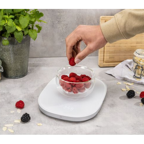 ZWILLING HENCKEL Zwilling Enfinigy Digital Kitchen Scale Silver Wireless Charging
