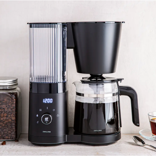 ZWILLING HENCKEL Enfinigy Drip Coffee Maker Black 12 Cup