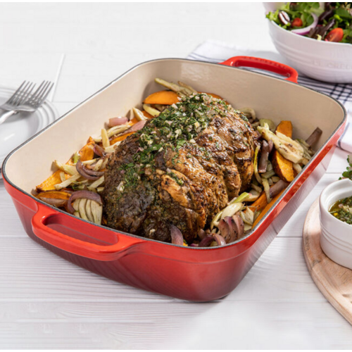 Le Creuset Rectangular Roaster 4.9L Cerise