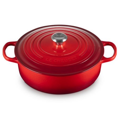 Le Creuset Shallow Round Dutch Oven 6.2L Cerise Le Creuset Shallow Round Dutch Oven 6.2L Cerise