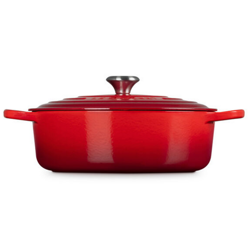 Le Creuset Shallow Round Dutch Oven 6.2L Cerise Le Creuset Shallow Round Dutch Oven 6.2L Cerise