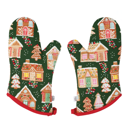 Now Designs Oven Mitt Set Gumdrop Lane Now Designs Oven Mitt Set Gumdrop Lane