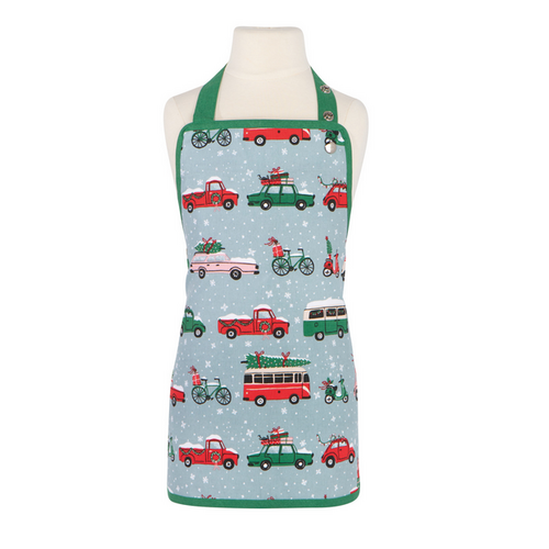 Now Designs Apron Kids Holiday Traffic