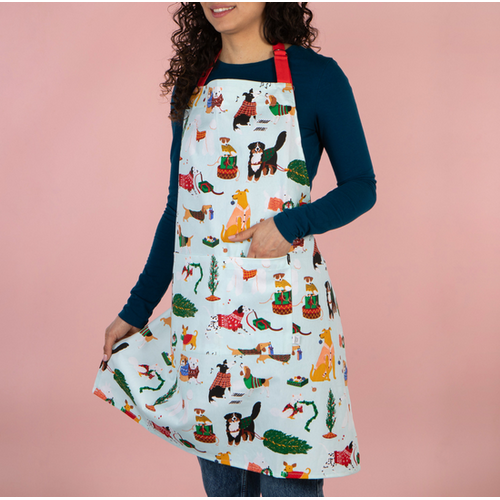 Now Designs Apron Holiday Hounds Now Designs Apron Holiday Hounds