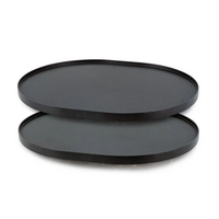 Reversible Cast Aluminum Non-Stick Grill Top Oval