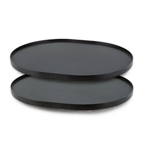Swissmar Reversible Cast Aluminum Non-Stick Grill Top Oval Swissmar Reversible Cast Aluminum Non-Stick Grill Top Oval