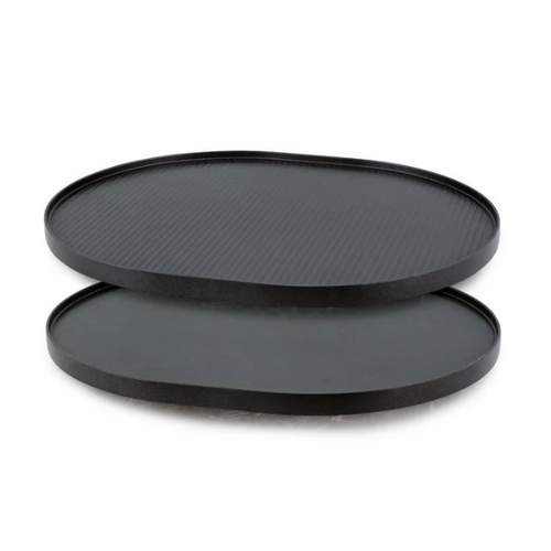 Swissmar Reversible Cast Aluminum Non-Stick Grill Top Oval Swissmar Reversible Cast Aluminum Non-Stick Grill Top Oval