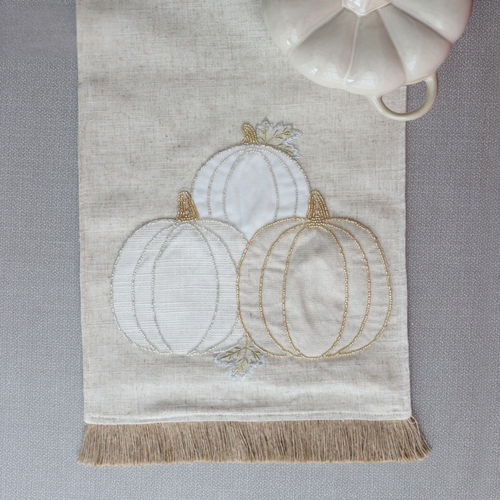 Harman Runner Neutral Pumpkins 72 x 13 Inch