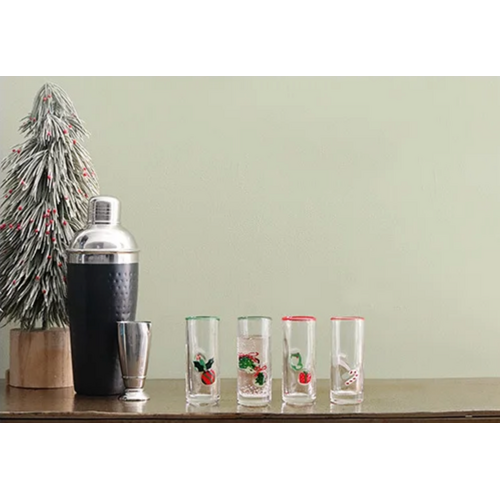 Harman Holiday Icon Shot Glasses Set of 4 Harman Holiday Icon Shot Glasses Set of 4