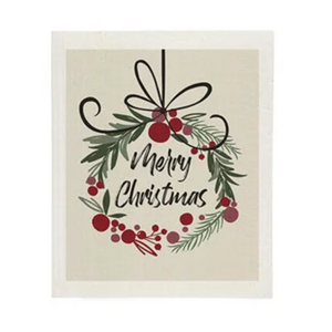 Harman Swedish Cloth Merry Christmas Wreath