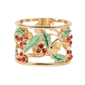 Harman Holly Berry Napkin Ring Harman Holly Berry Napkin Ring