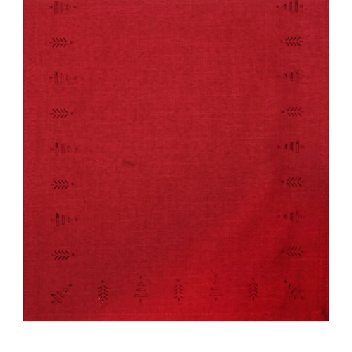 Harman Tree Hemstitch Red Runner Harman Tree Hemstitch Red Runner
