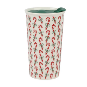 Harman Candy Cane Ceramic Travel Mug 18oz