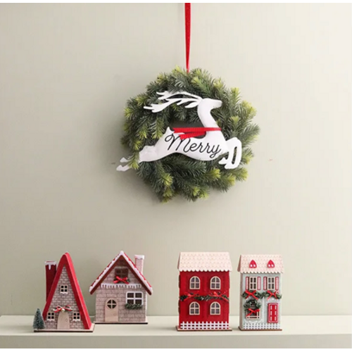 Harman Cozy Chalet LED Village Home Red Harman Cozy Chalet LED Village Home Red