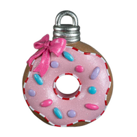 Pink Donut with Sprinkles