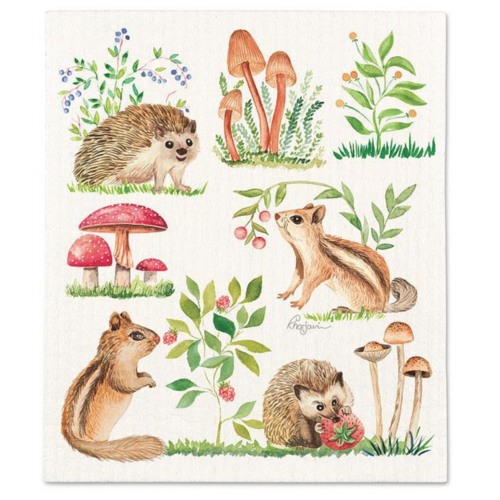 Abbott Swedish Cloth Mushrooms & Critters