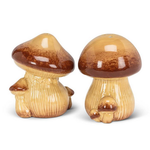 Abbott Salt and Pepper Shakers Mushrooms Abbott Salt and Pepper Shakers Mushrooms