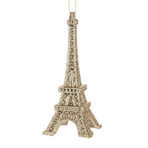 Abbott Eiffel Tower Glitter Ornament
