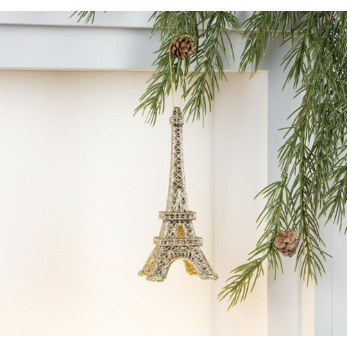 Abbott Eiffel Tower Glitter Ornament