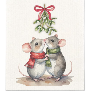 Abbott Swedish Cloth Mice Under the Mistletoe Abbott Swedish Cloth Mice Under the Mistletoe