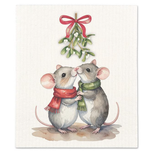Abbott Swedish Cloth Mice Under the Mistletoe Abbott Swedish Cloth Mice Under the Mistletoe