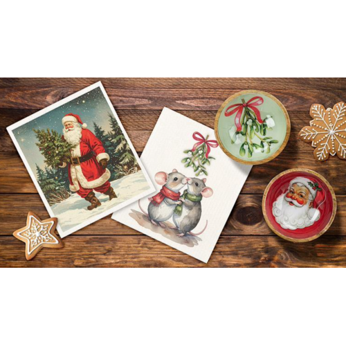 Abbott Swedish Cloth Mice Under the Mistletoe Abbott Swedish Cloth Mice Under the Mistletoe