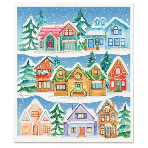 Abbott Swedish Cloth Winter Houses Abbott Swedish Cloth Winter Houses