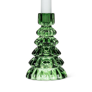 Abbott Tree Taper Candle Holder Green
