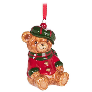 Abbott Teddy Bear Hat Ornament