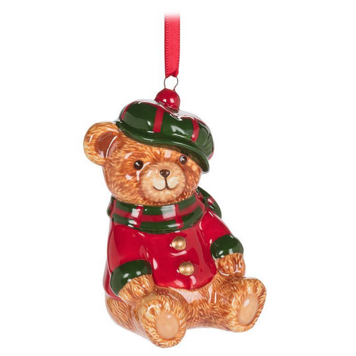 Abbott Teddy Bear Hat Ornament Abbott Teddy Bear Hat Ornament