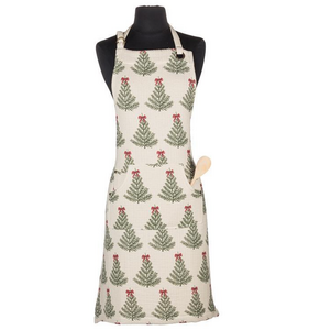 Abbott Apron Holiday Trees with Bows