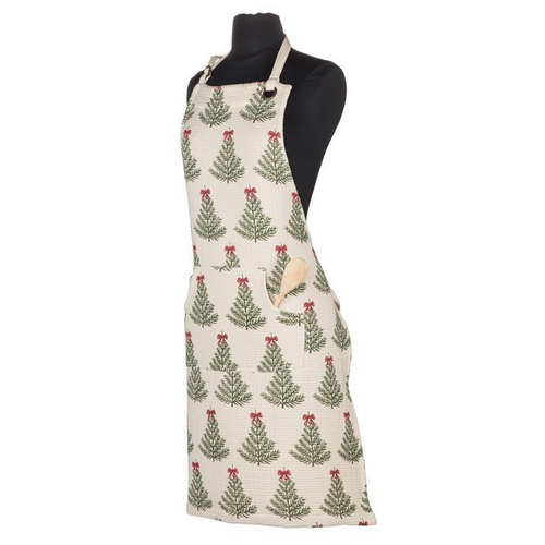 Abbott Apron Holiday Trees with Bows Abbott Apron Holiday Trees with Bows