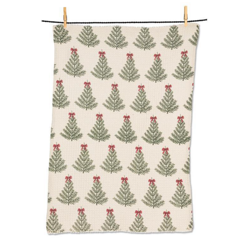 Abbott Tea Towel Holiday Trees with Bows Abbott Tea Towel Holiday Trees with Bows