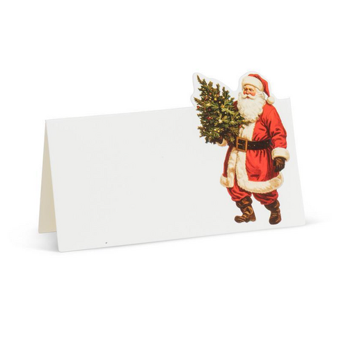 Abbott Vintage Santa Fold Placecards 12 Pcs Abbott Vintage Santa Fold Placecards 12 Pcs