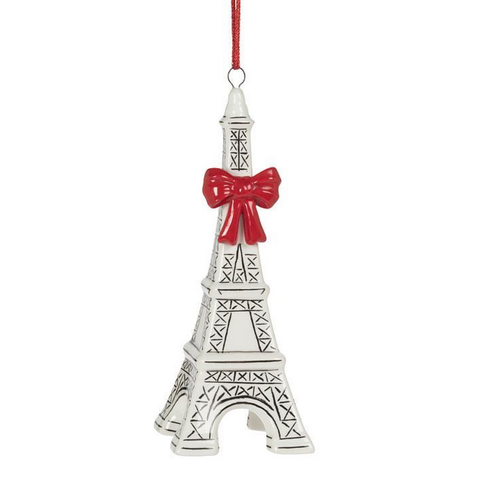 Abbott Eiffel Tower with a Bow Ornament Abbott Eiffel Tower with a Bow Ornament