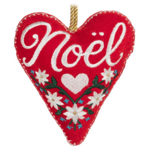 Abbott Noel Heart Ornament